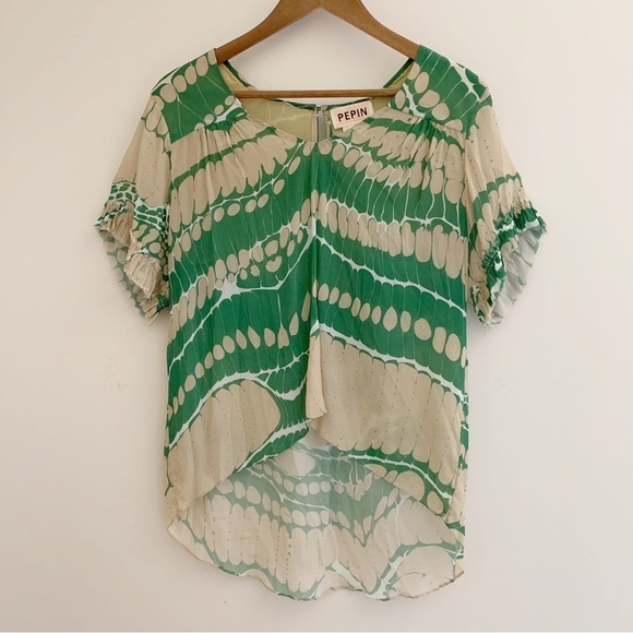 Pepin Tops - PEPIN Hi Low Viscose Blouse